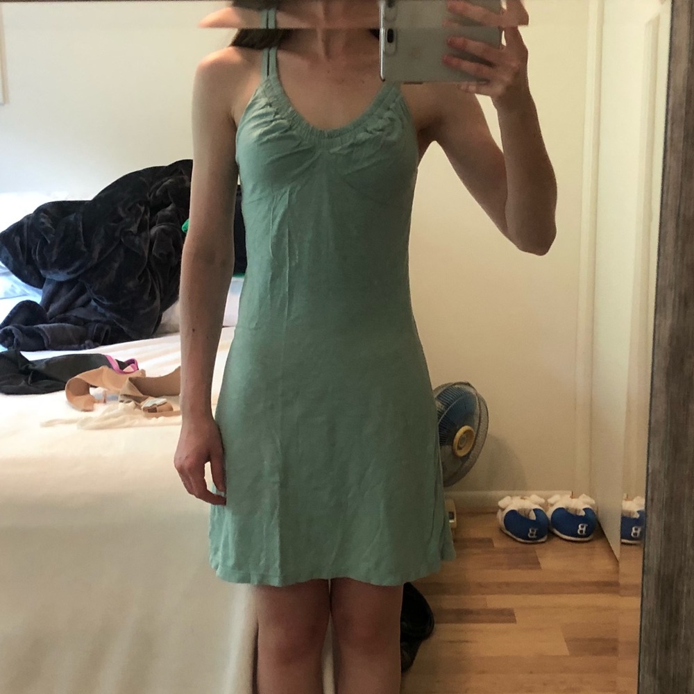 Athleta teal summer dress
